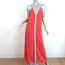 Pitusa Pima Sundress Blood Orange Cotton-Modal Size Standard Sleeveless Maxi NEW