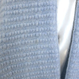 Lainey Keogh Cashmere Cardigan Baby Blue Size Medium Open-Front Sweater