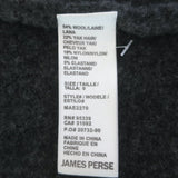 James Perse Unstructured Brushed-Knit Blazer Charcoal Size 0 Three-Button Jacket