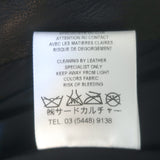 Givenchy Zip-Front Ruffled Leather Pencil Skirt Black Size 38