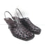 The Row Woven Leather Slingback Mules Espresso Size 40