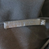 Jenni Kayne Kate Tie-Waist Maxi Dress Black Crepe Size Medium