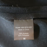 Jenni Kayne Kate Tie-Waist Maxi Dress Black Crepe Size Medium