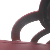 Gucci Palma Interlocking G Slide Sandals Burgundy Rubber Size 39