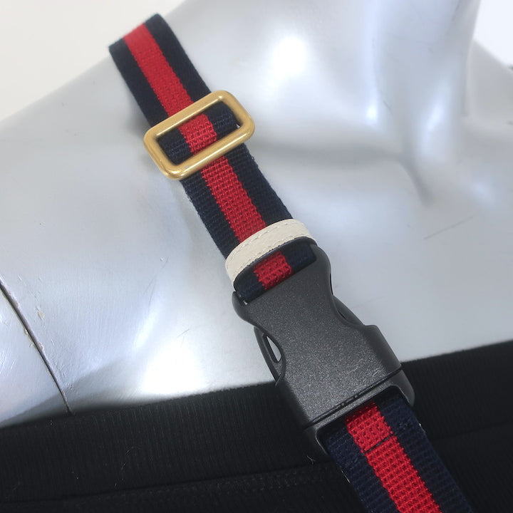 Gucci Logo Belt Bag Ivory Grained Leather Small Crossbody