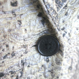 Zadig & Voltaire Vedaz Metallic Snakeskin-Print Jacquard Blazer Gold Size 36