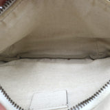 Gucci Logo Belt Bag Ivory Grained Leather Small Crossbody