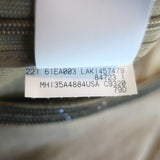 Brunello Cucinelli Monili-Trim Tiered Dress Brown Linen Blend Size Medium