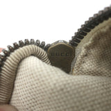 Gucci Logo Belt Bag Ivory Grained Leather Small Crossbody