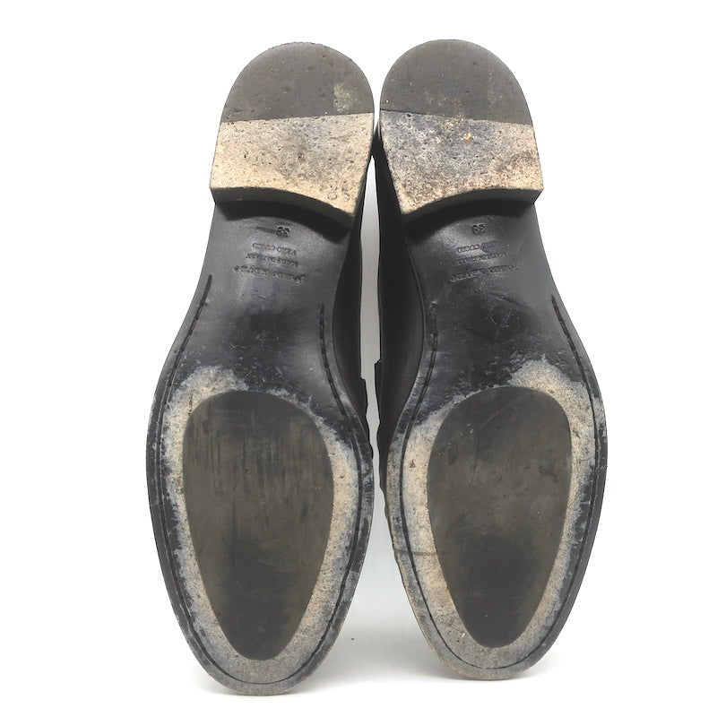 Jenni Kayne Dylan Loafers Chocolate Leather Size 39