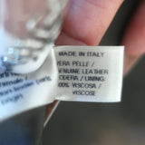 Bottega Veneta Leather Biker Jacket Gray Size 42