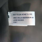 Bottega Veneta Leather Biker Jacket Gray Size 42