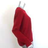 Brochu Walker The Everyday Cashmere Bright Crew Sweater Red Size Small