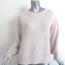 White + Warren Cashmere Luxe Thermal Sweater Washed Rosewater Size Medium NEW