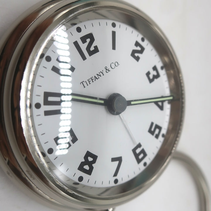 Vintage Tiffany &amp; Co. Nickel Aviator Travel Alarm Clock
