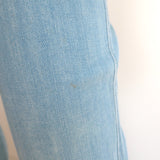 Chanel 07P Patch Pocket Flared Jeans Light Denim Size 38