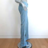 Chanel 07P Patch Pocket Flared Jeans Light Denim Size 38