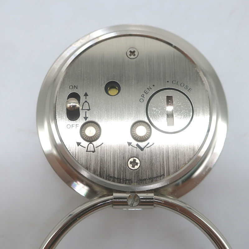 Vintage Tiffany &amp; Co. Nickel Aviator Travel Alarm Clock