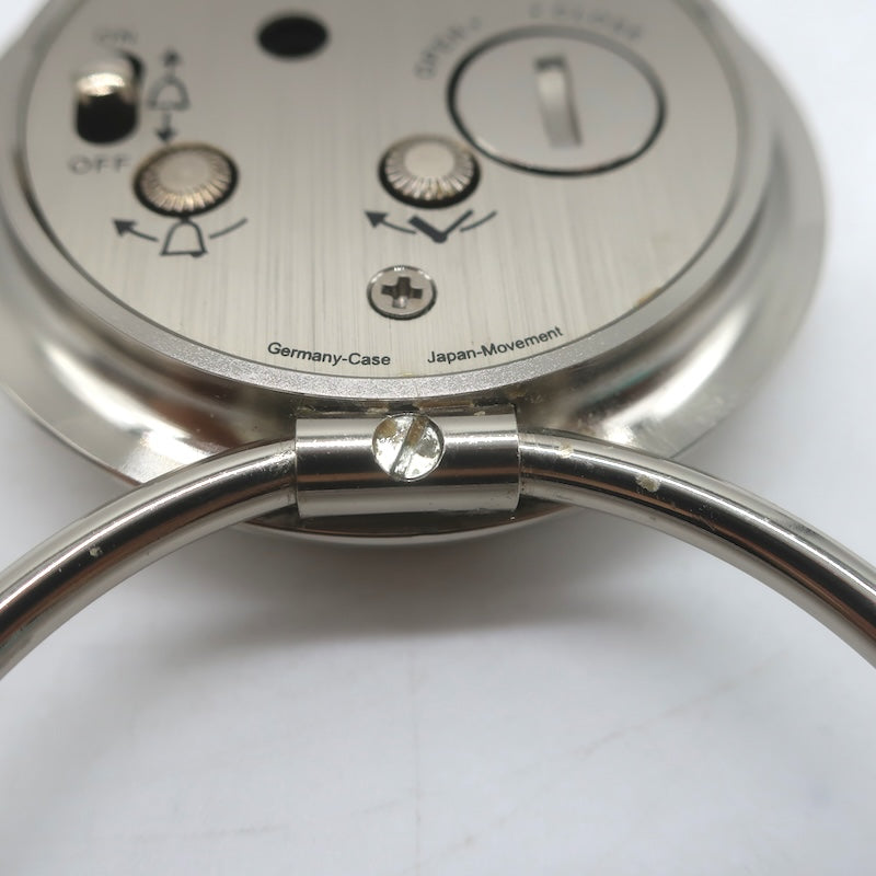 Vintage Tiffany &amp; Co. Nickel Aviator Travel Alarm Clock