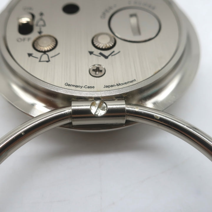Vintage Tiffany &amp; Co. Nickel Aviator Travel Alarm Clock