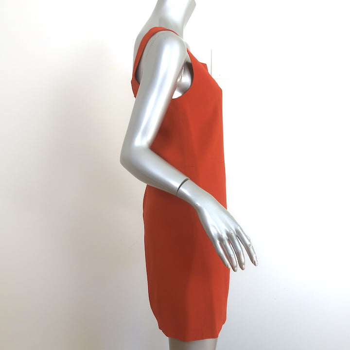 The Row Mini Tank Dress Burnt Orange Crepe Size 2