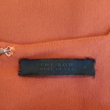 The Row Mini Tank Dress Burnt Orange Crepe Size 2
