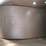 Chloe Kyle High Top Sneakers Beige Suede Size 36 NEW