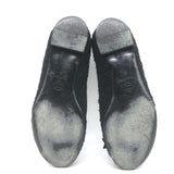Chanel Tweed CC Bow Ballet Flats Black Size 37