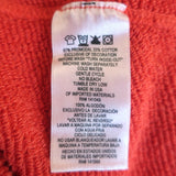 FREECITY Superfluff Lux Zip Up Hoodie Sweatshirt Red Size 3