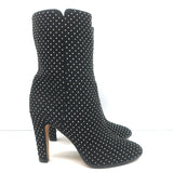 Jimmy Choo Tari Studded Ankle Boots Black Suede Size 39.5