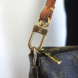 Louis Vuitton Pochette Accessoires Small Shoulder Bag Brown Monogram Canvas