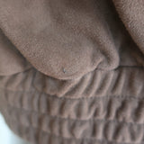 Nili Lotan Beauvais Suede Jacket Cafe Brown Size Small