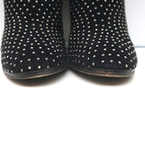 Jimmy Choo Tari Studded Ankle Boots Black Suede Size 39.5