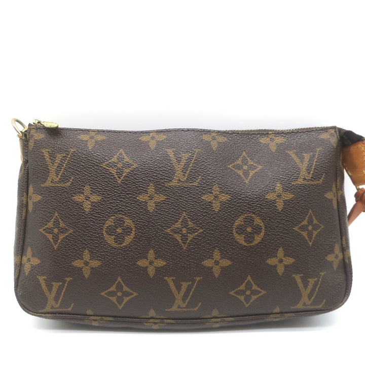 Louis Vuitton Pochette Accessoires Small Shoulder Bag Brown Monogram Canvas