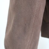 Nili Lotan Beauvais Suede Jacket Cafe Brown Size Small
