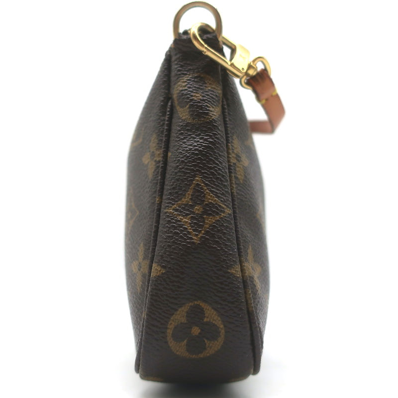 Louis Vuitton Pochette Accessoires Small Shoulder Bag Brown Monogram Canvas