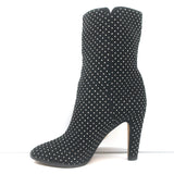 Jimmy Choo Tari Studded Ankle Boots Black Suede Size 39.5