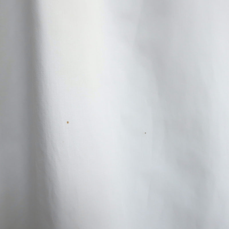 Brunello Cucinelli Monili-Trim Midi Shirtdress White Poplin Size Extra Small