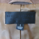 Nili Lotan Beauvais Suede Jacket Cafe Brown Size Small
