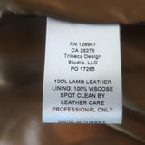 Nili Lotan Beauvais Suede Jacket Cafe Brown Size Small