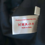 Marni Neck-Tie Bell Sleeve Jacket Charcoal Wool Felt Size 44