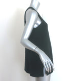 The Row Cashmere Ribbed Knit Tank Top Black Size Small
