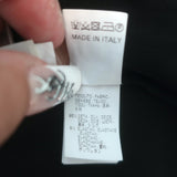 Brunello Cucinelli Monili-Trim Frayed Pocket Tank Top Black Silk Size Small