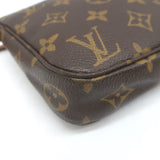 Louis Vuitton Pochette Accessoires Small Shoulder Bag Brown Monogram Canvas