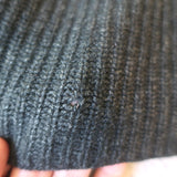 The Row Cashmere Ribbed Knit Tank Top Black Size Small