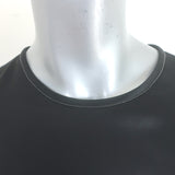 Brunello Cucinelli Monili-Trim Satin T-Shirt Black Size Medium Short Sleeve Top
