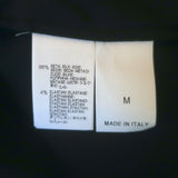 Brunello Cucinelli Monili-Trim Satin T-Shirt Black Size Medium Short Sleeve Top