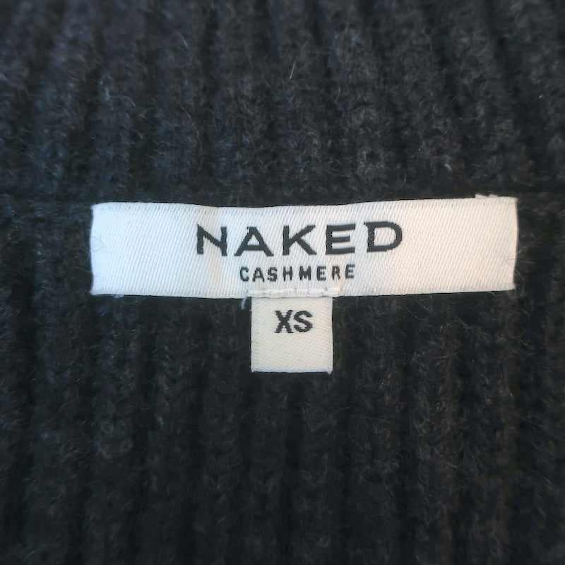 Naked Cashmere Zena Cashmere Open-Front Cardigan Charcoal Size Extra Small