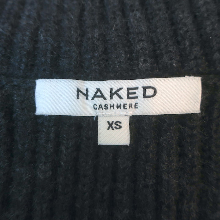 Naked Cashmere Zena Cashmere Open-Front Cardigan Charcoal Size Extra Small