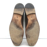 Gucci Jordaan Horsebit Loafers Brown Burnished Leather Size 10